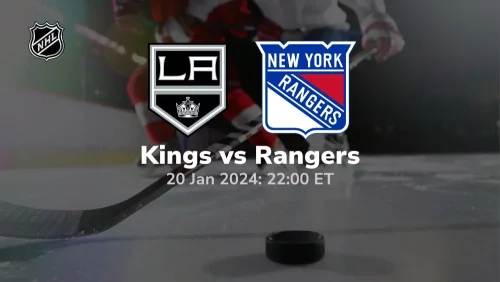 los angeles kings vs new york rangers 01 20 2024 sport preview