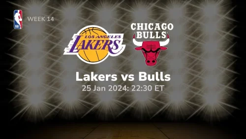 los angeles lakers vs chicago bulls 01 25 2024 sport preview