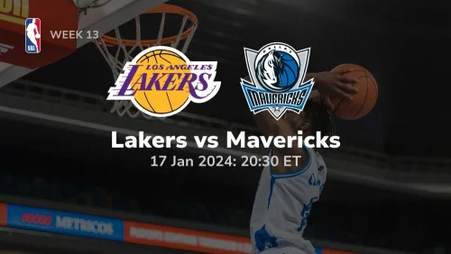 los angeles lakers vs dallas mavericks 01 17 2024 sport preview