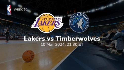 los angeles lakers vs minnesota timberwolves 03 10 2024 sport preview