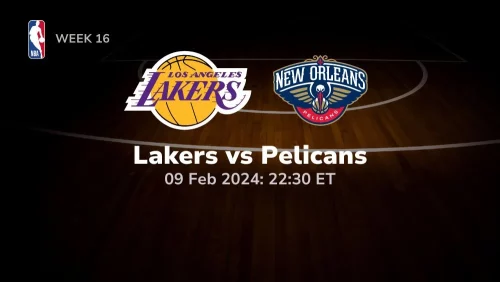 los angeles lakers vs new orleans pelicans 02 09 2024 sport preview