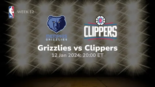 memphis grizzlies vs los angeles clippers 01 12 2023 sport preview