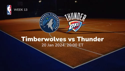 minnesota timberwolves vs oklahoma city thunder 01 20 2024 sport preview