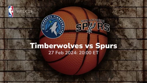 minnesota timberwolves vs san antonio spurs 02 27 2024 sport preview