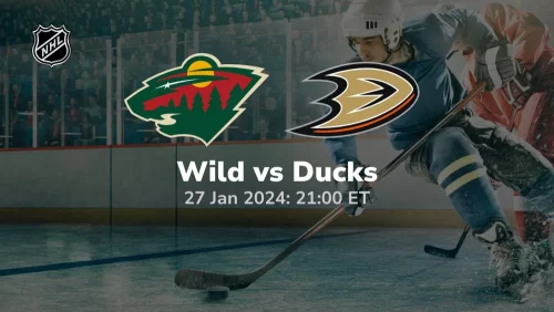 minnesota wild vs anaheim ducks 01 27 2024 sport preview