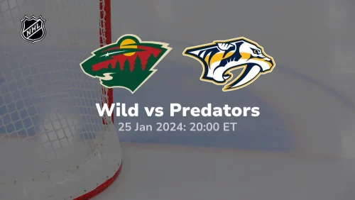 minnesota wild vs nashville predators 01 25 2023 sport preview