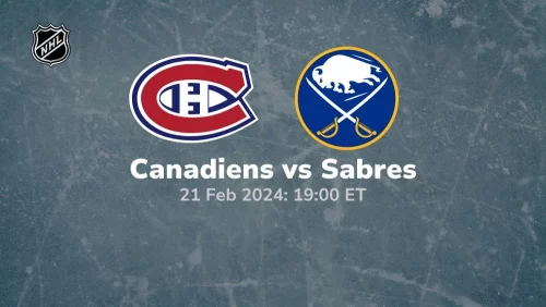 montreal canadiens vs buffalo sabres 02 21 2024 sport preview