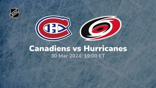 montreal canadiens vs carolina hurricanes 03 30 2024 sport preview