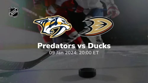 nashville predators vs anaheim ducks 01 09 2024 sport preview