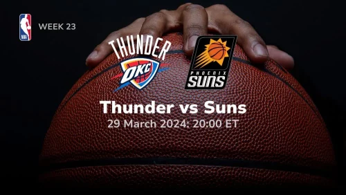 oklahoma city thunder vs phoenix suns 03 29 2024 sport preview