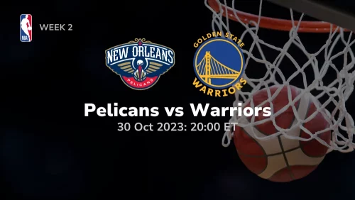 pelicans vs warriors prediction betting tips 10 30 2023