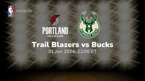 portland trail blazers vs milwaukee bucks 01 31 2024 sport preview