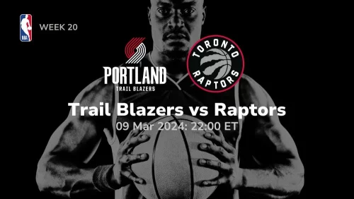 portland trail blazers vs toronto raptors 03 09 2024 sport preview