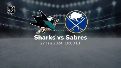 san jose sharks vs buffalo sabres 01 27 2024 sport preview