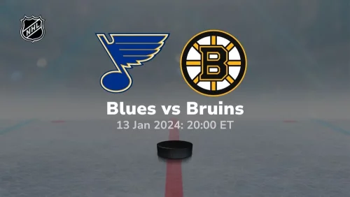 st louis blues vs boston bruins 01 13 2023 sport preview