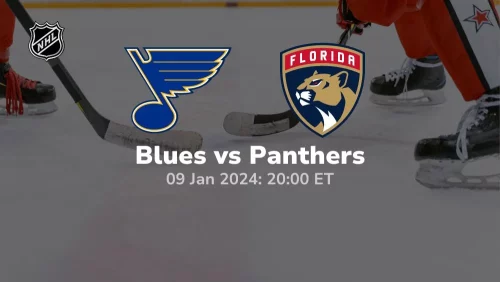 st louis blues vs florida panthers 01 09 2024 sport preview