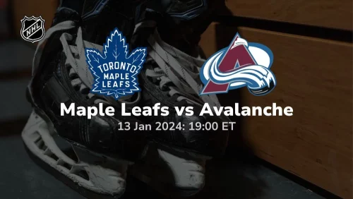 toronto maple leafs vs colorado avalanche 01 13 2023 sport preview