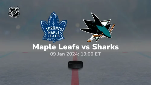 toronto maple leafs vs san jose sharks 01 09 2024 sport preview