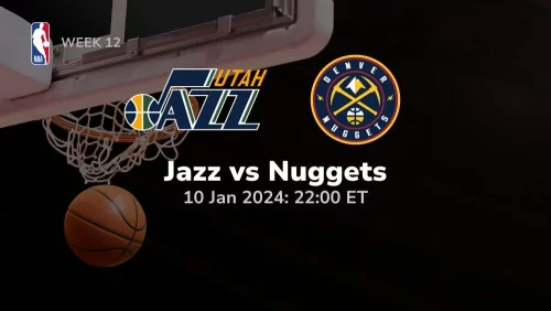 utah jazz vs denver nuggets 01 10 2024 sport preview