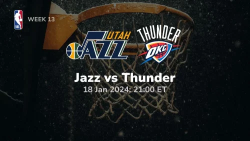 utah jazz vs oklahoma city thunder 01 18 2024 sport preview