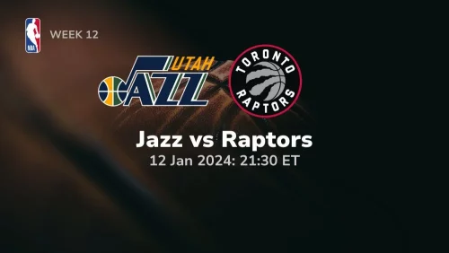 utah jazz vs toronto raptors 01 12 2023 sport preview